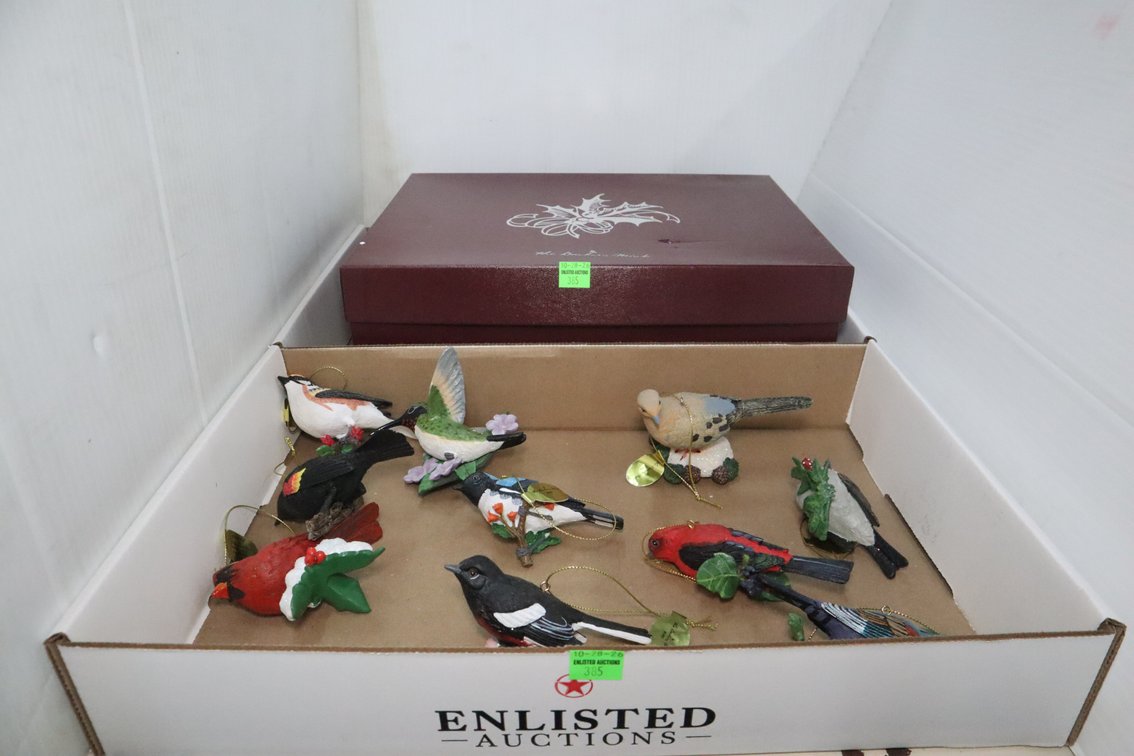 Danbury Mint Bird Ornaments