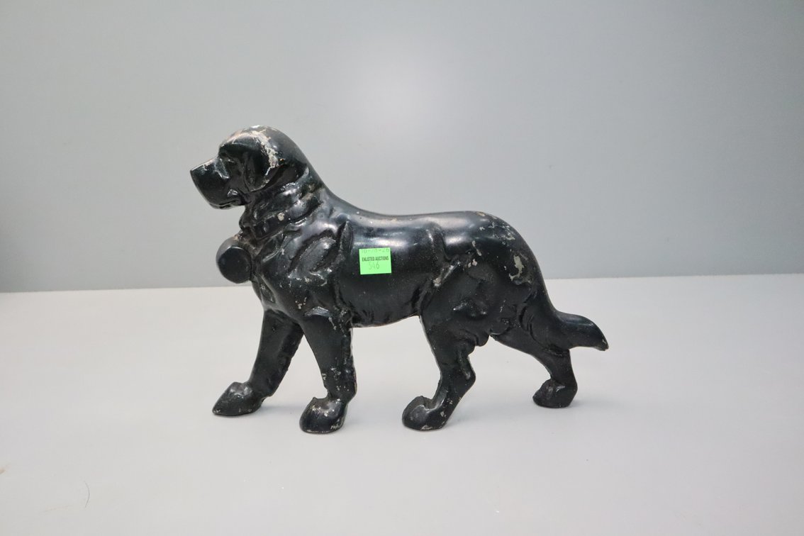 Cast Iron Dog Doorstop