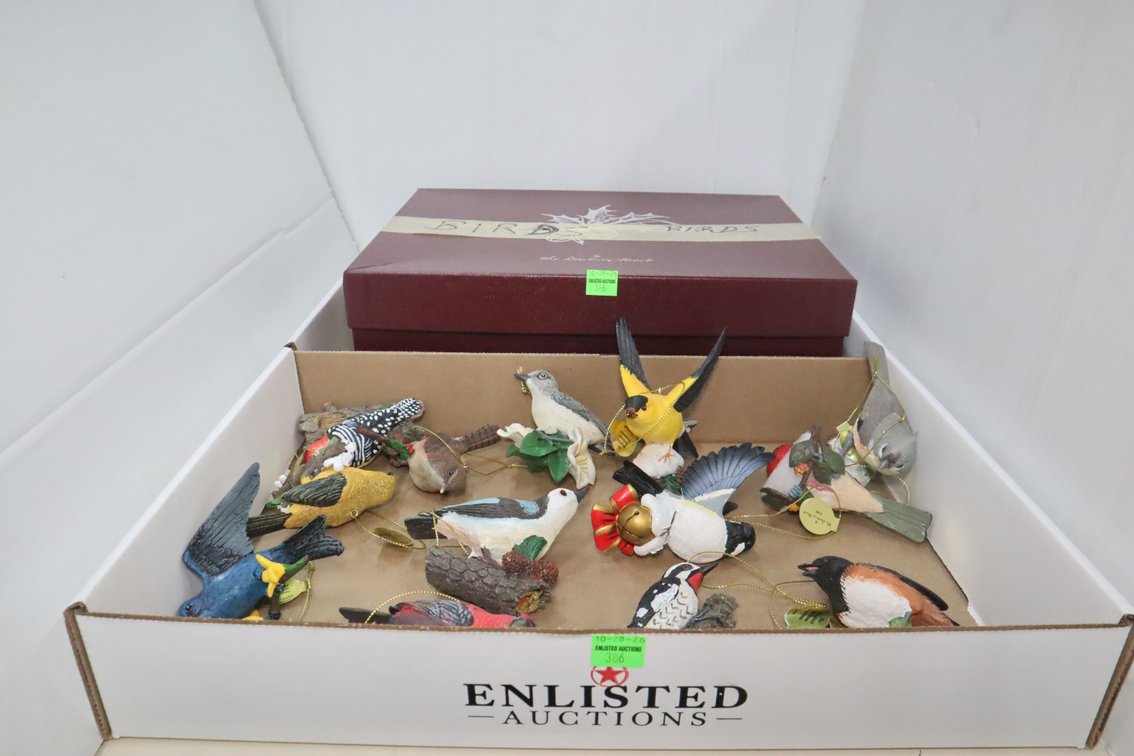 Danbury Mint Bird Ornaments