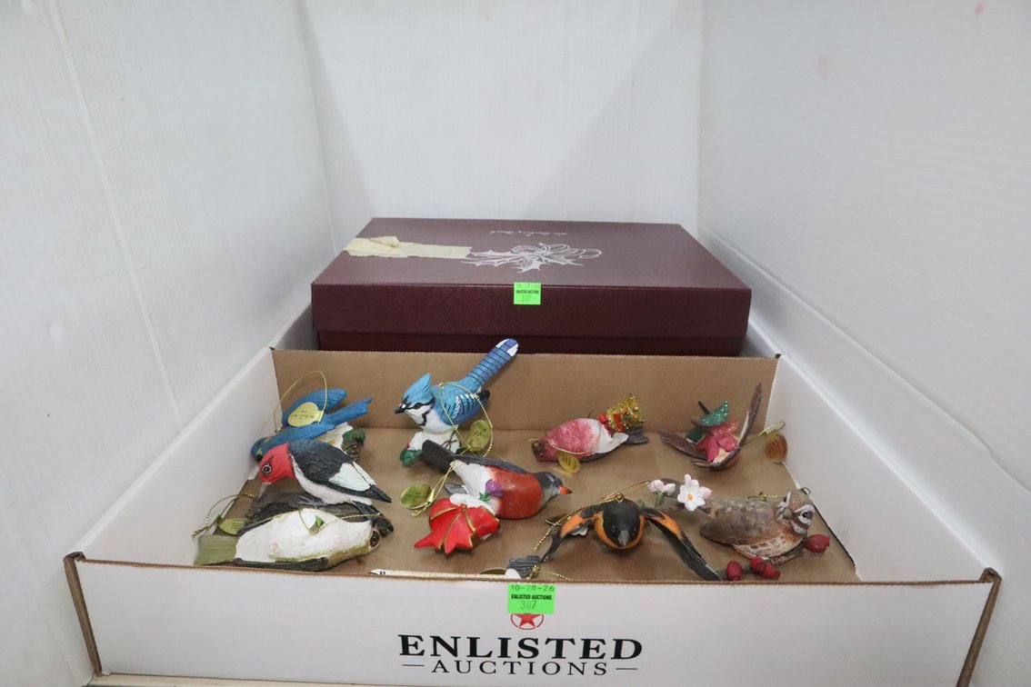 Danbury Mint Bird Ornaments