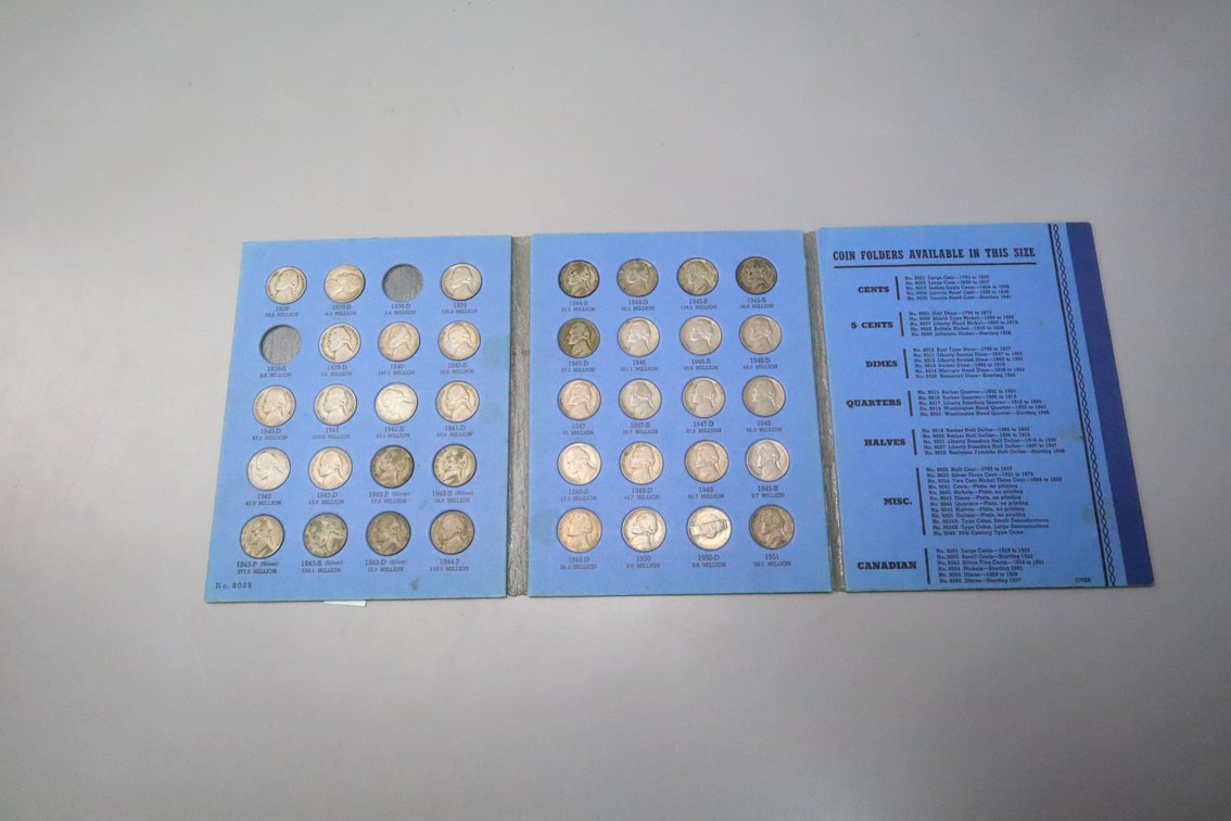 Jefferson Nickel Book with Nichols