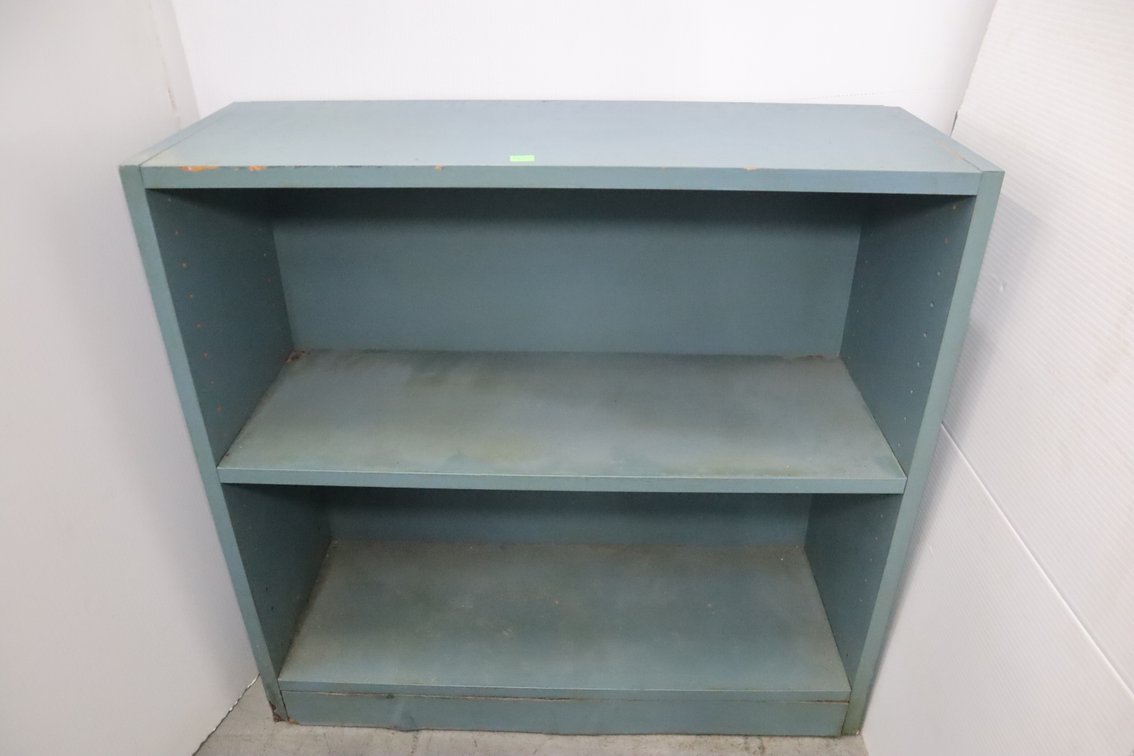 Blue Bookshelf