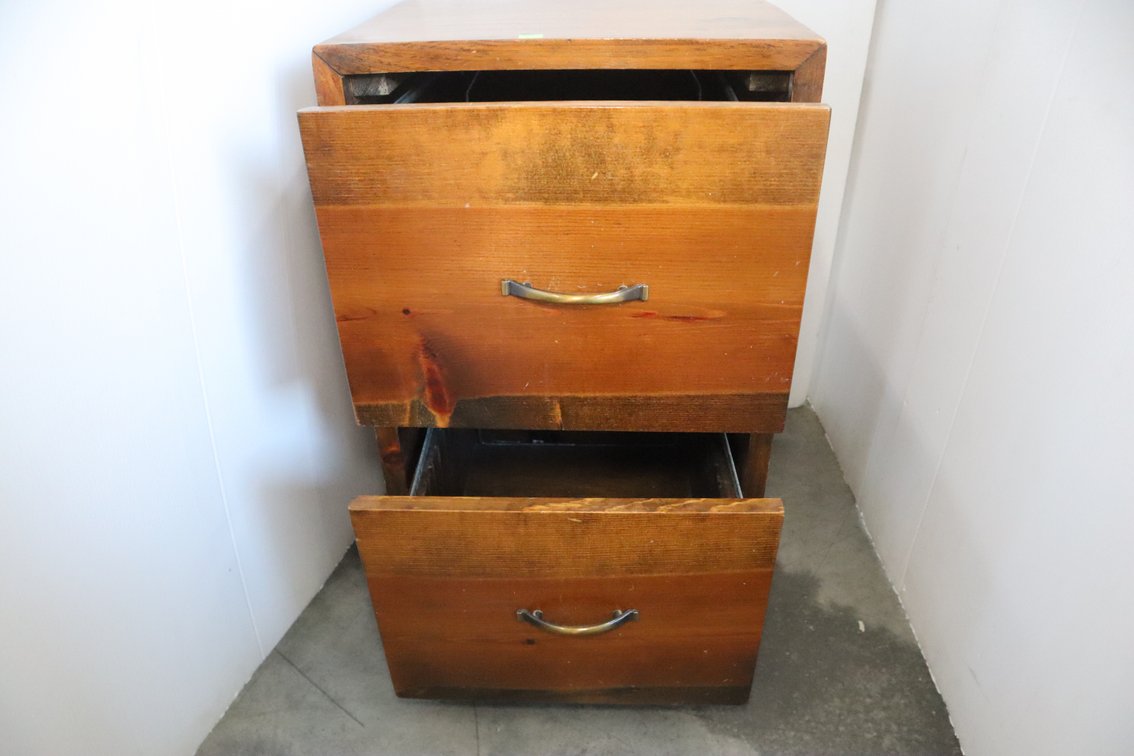 Wooden File Cabinet