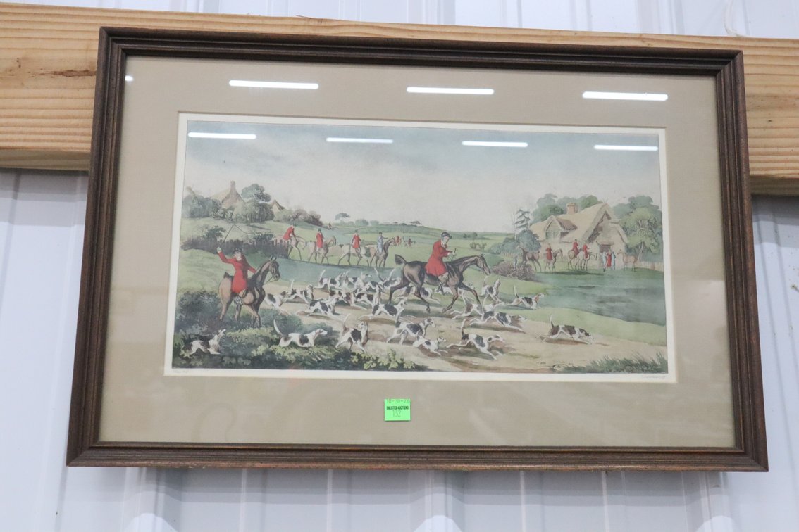 Fox And Hounds Print