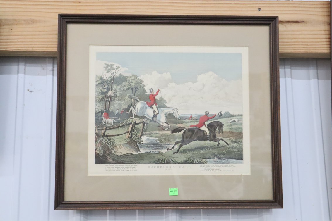 Bachelor's Hall Fox Hunting Print