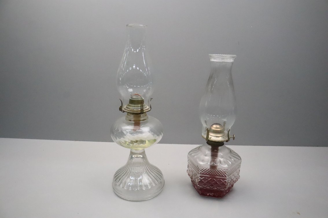 Glass Oil Lamps