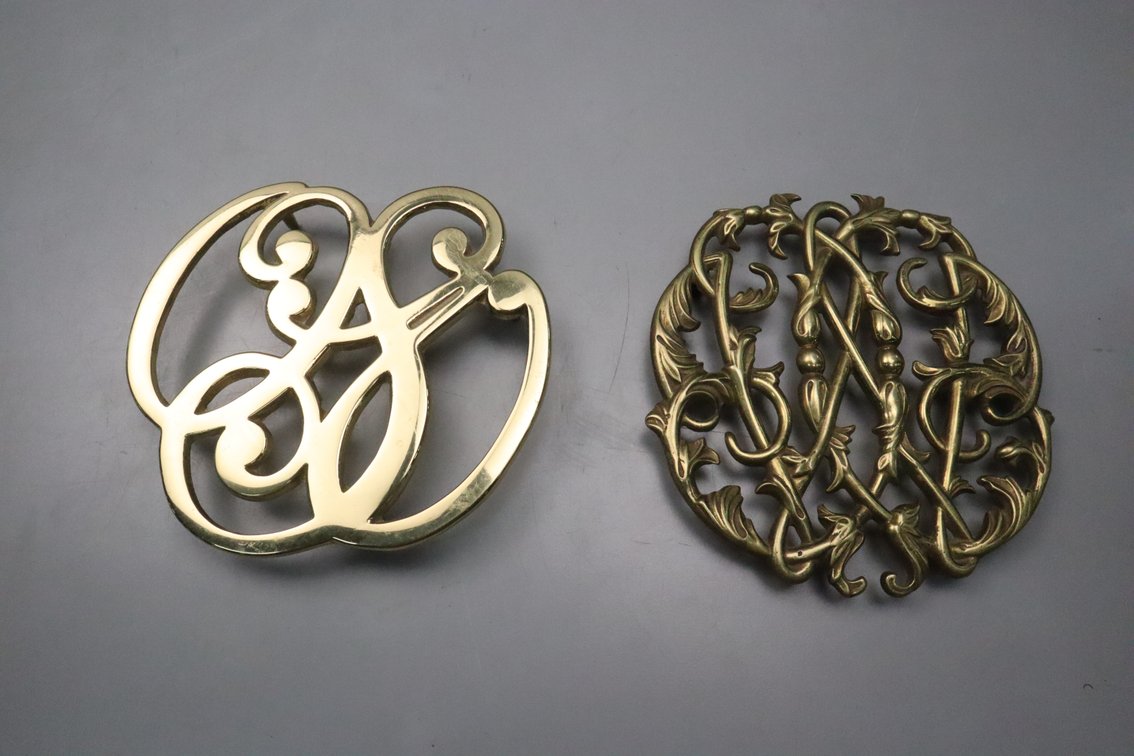 Virginia Metalcrafters Brass Trivets
