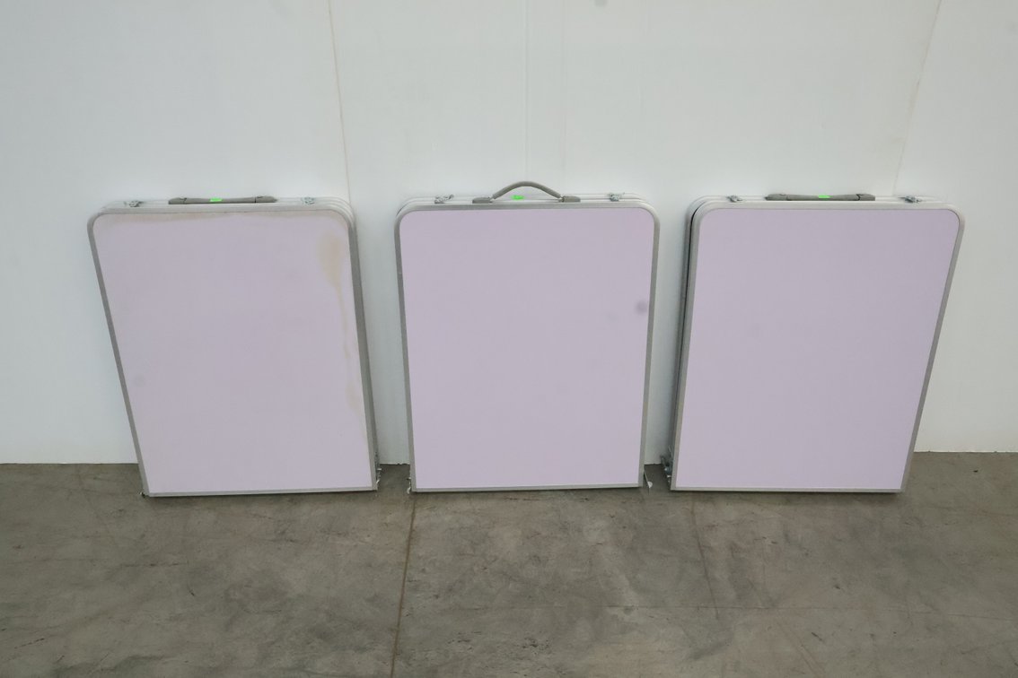 (3) Fold In Half Tables