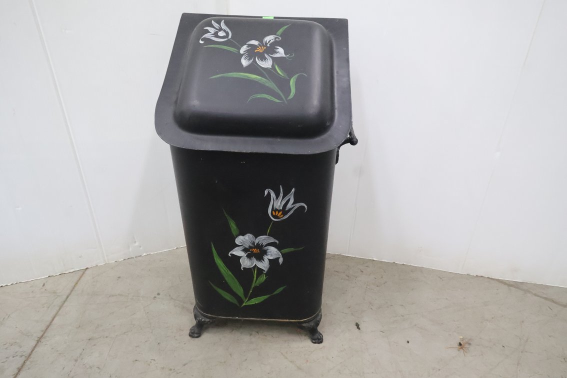 Metal Painted Coal Bucket