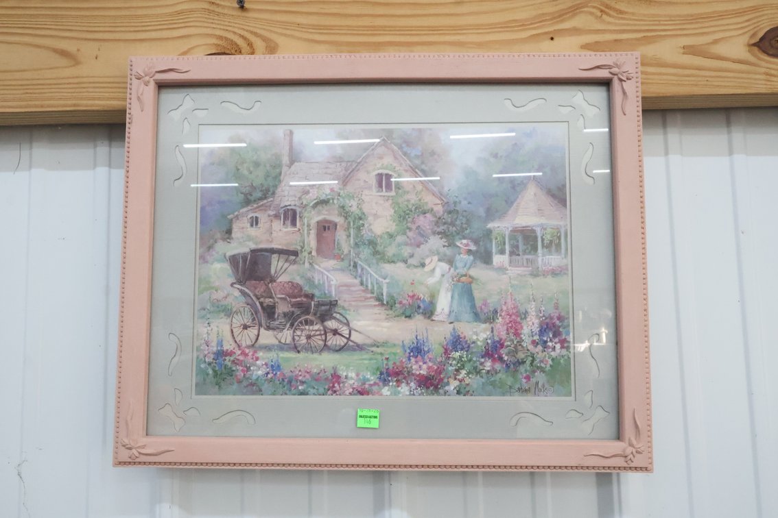 Framed Victorian Print