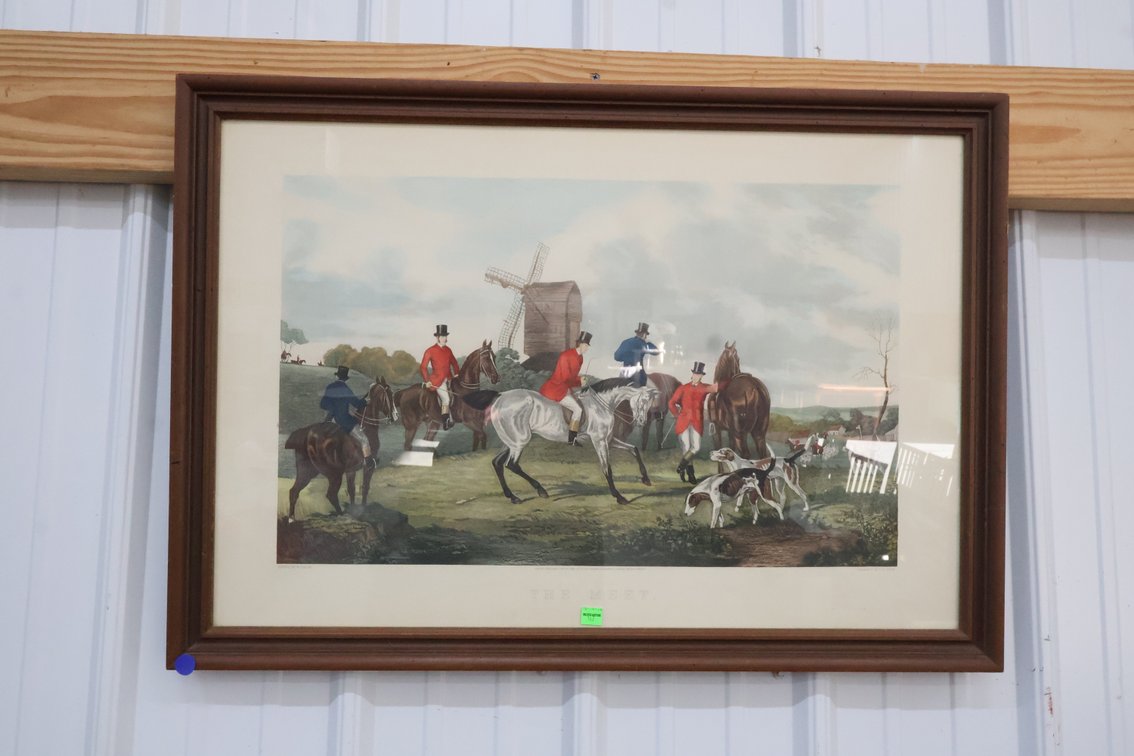 The Meet Fox Hunting Print