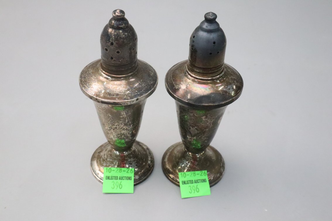 Sterling Weighted Salt And Pepper Set