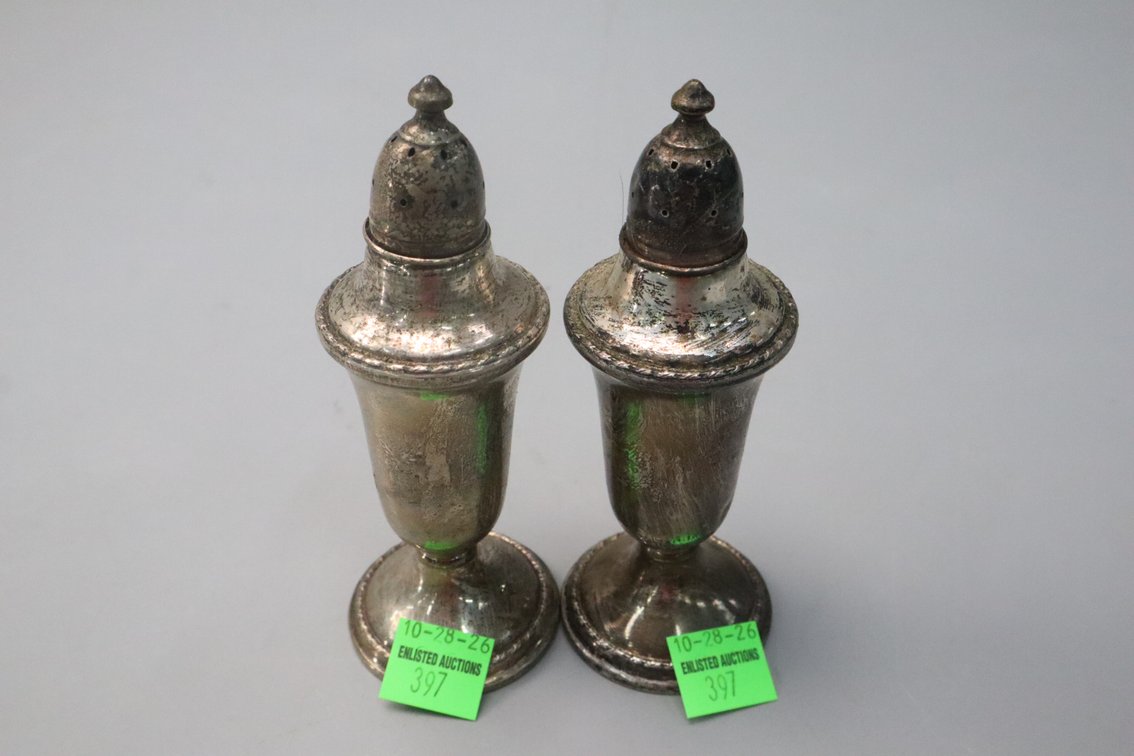 Sterling Weighted Salt And Pepper Set