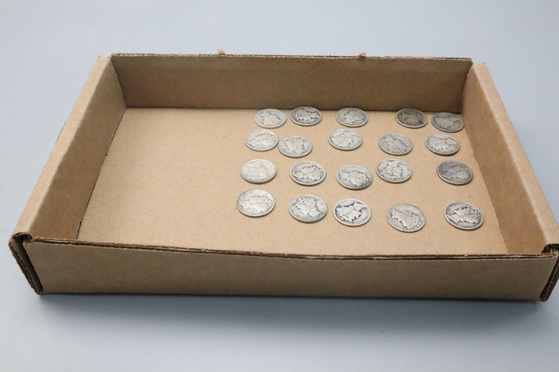 (20) Mercury Dimes