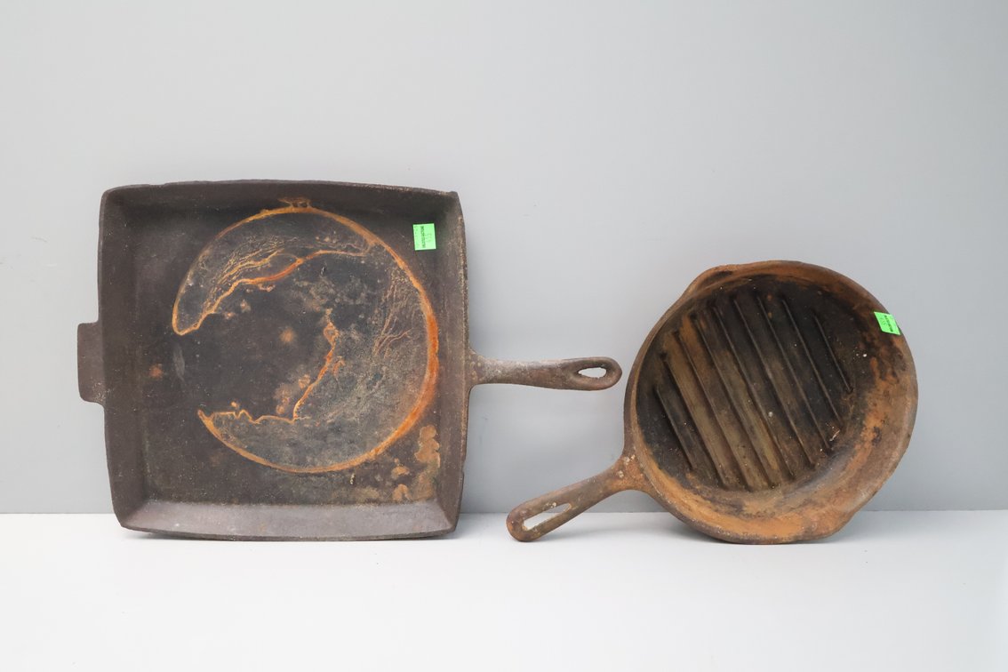 Cast Iron Skillet And Griddle