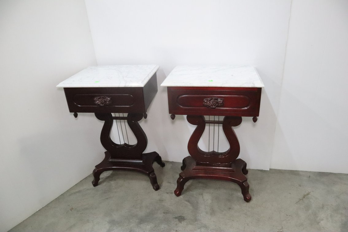 Marble Top End Tables