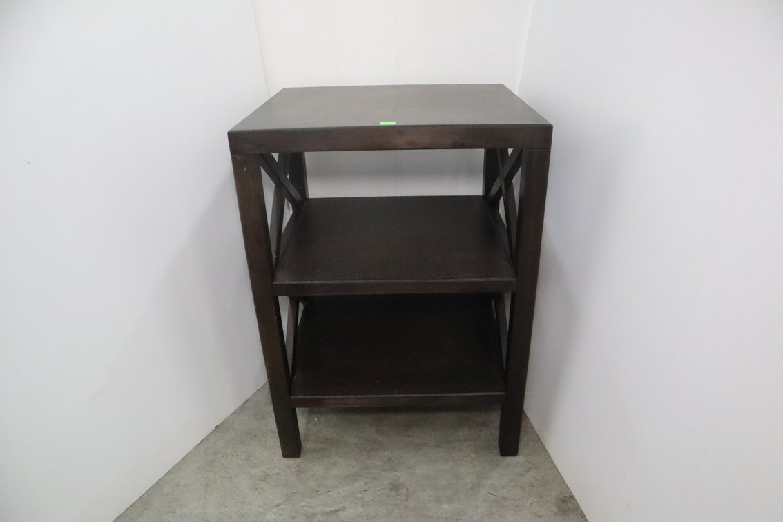 Side Table with Shelves