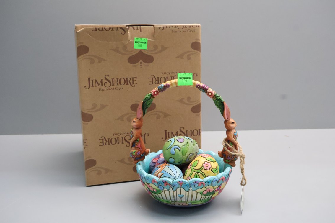 Jim Shore Easter Basket