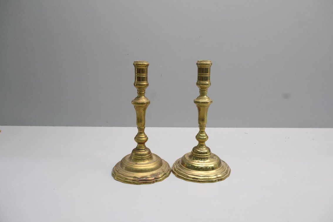 Virginia Metalcrafters Brass Candlesticks
