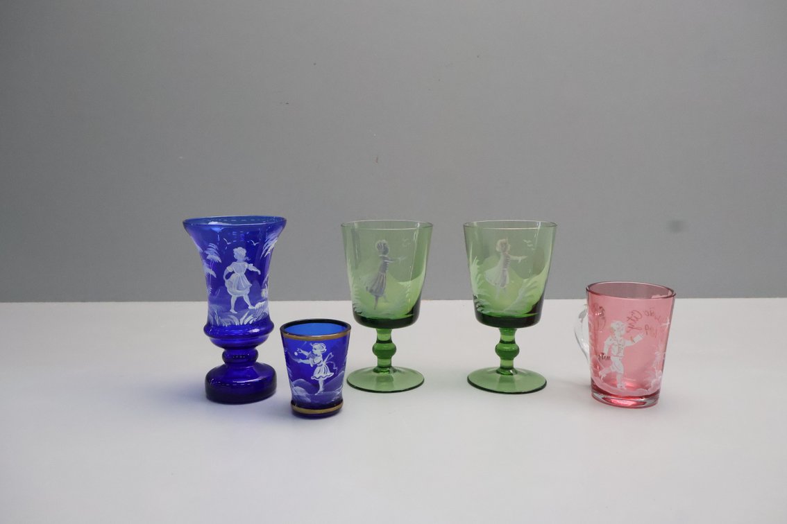 Hand Painted Glassware