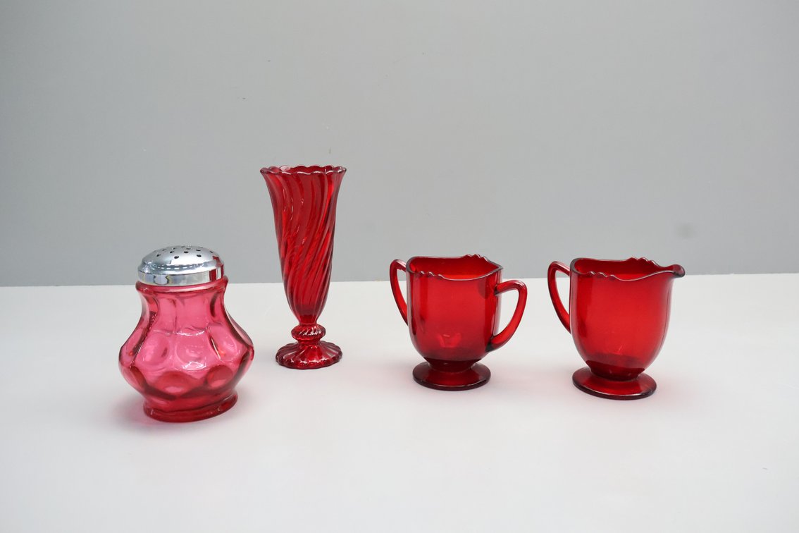 Ruby Red Glassware