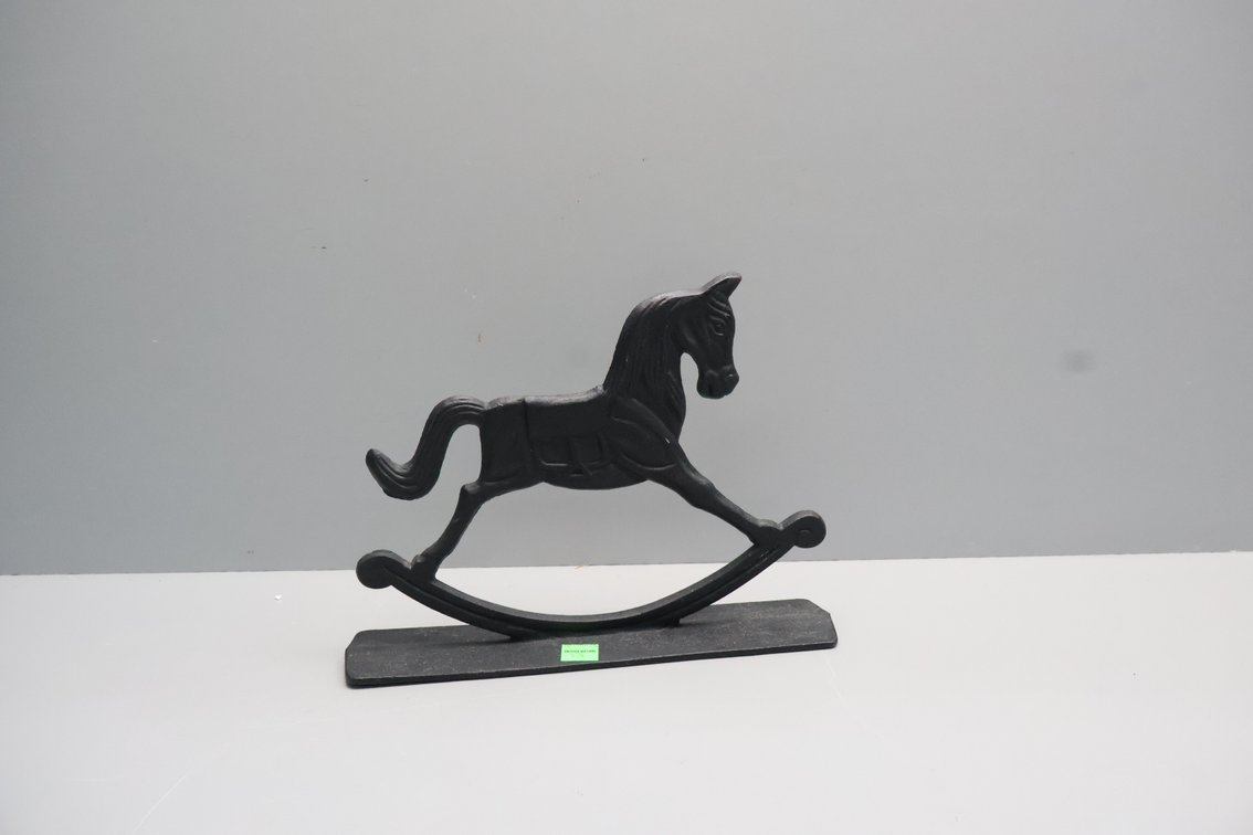 Cast Iron Rocking Horse Door Stop