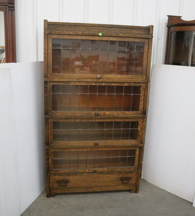 Barrister Oak Bookcase