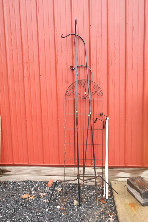 Shepherd's Hooks, Garden Trellis