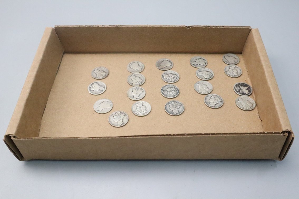 (20) Mercury Dimes