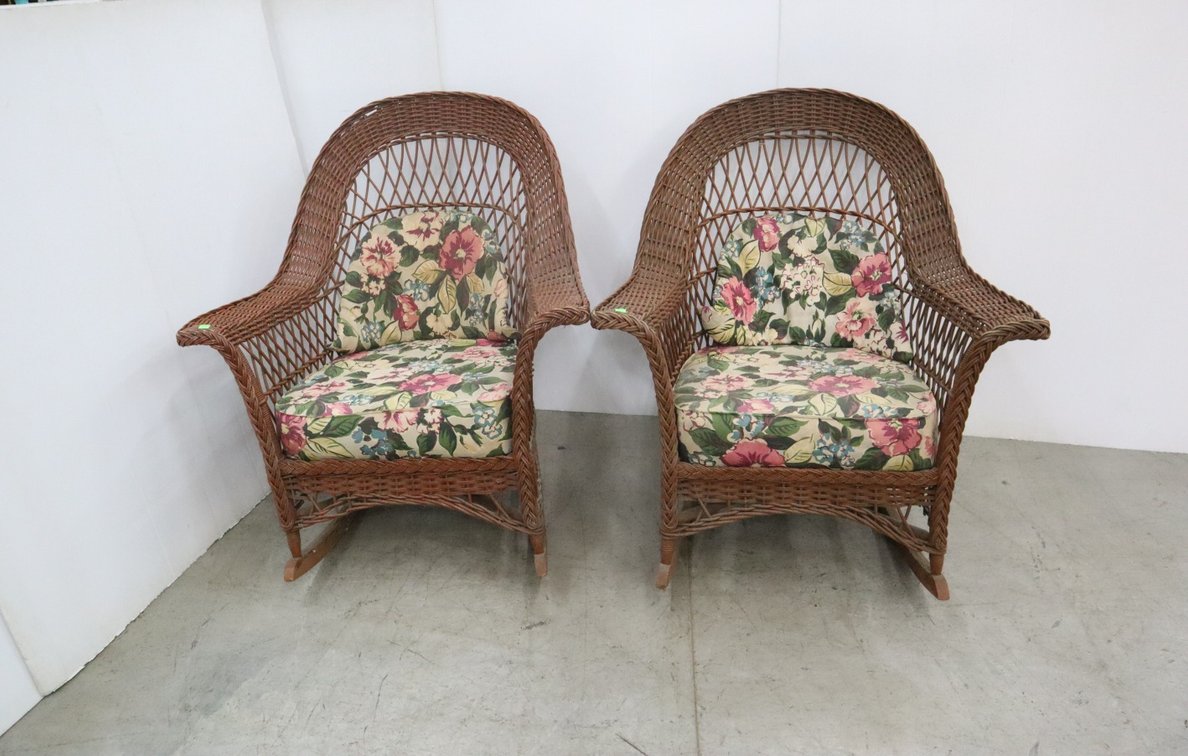 Wicker Rocker Set
