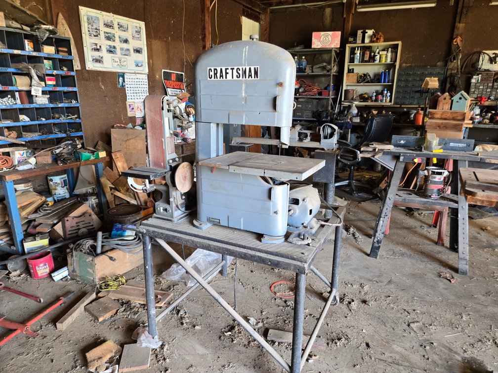Bandsaw, joiner, sander