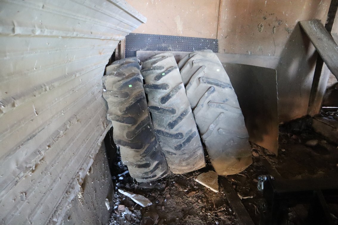 Used tractor tires. Notes condition.