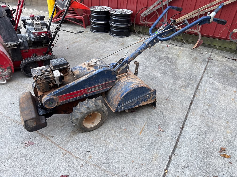 Lowe's Garden Tiller