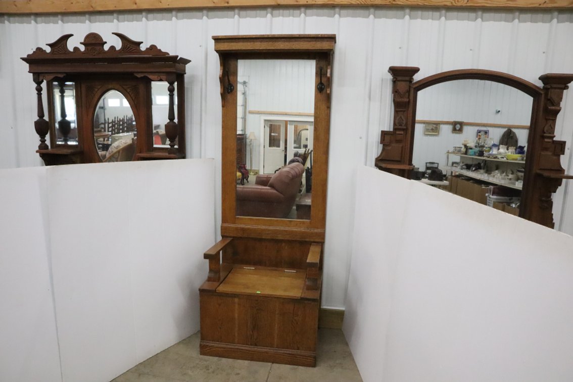 Antique Hall Tree