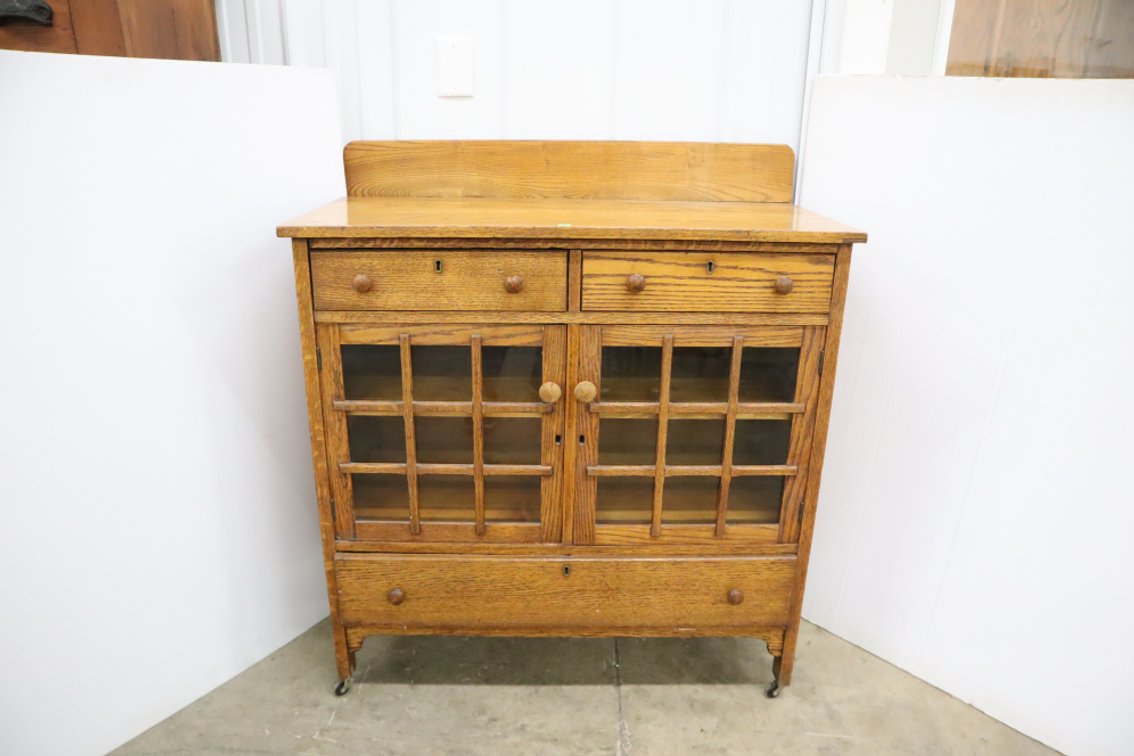 Antique Oak Cabinet