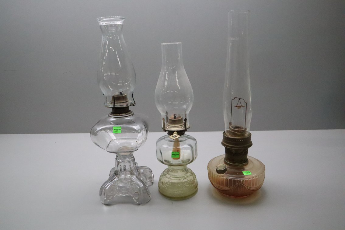 Three Oil Lamps