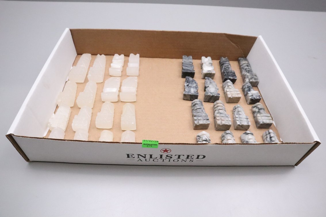 Marble Chess Pieces