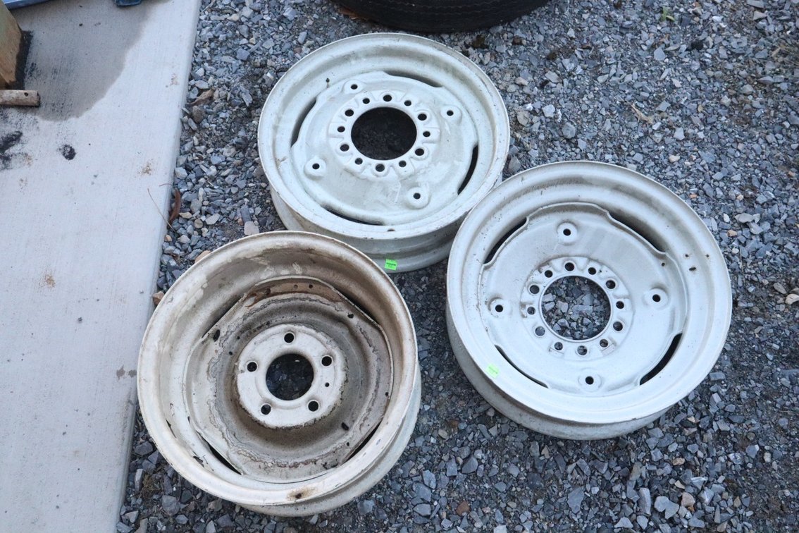 Three Steel Wheels