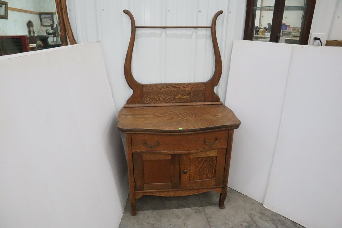 Oak Wash Stand