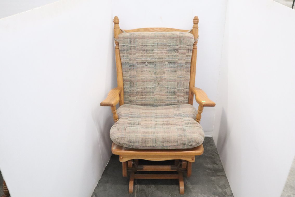 Oak Glider Chair