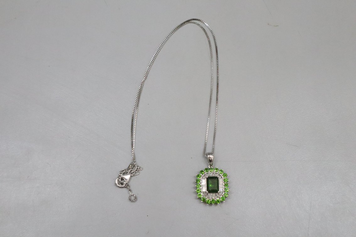 Chrome Diopside Necklace