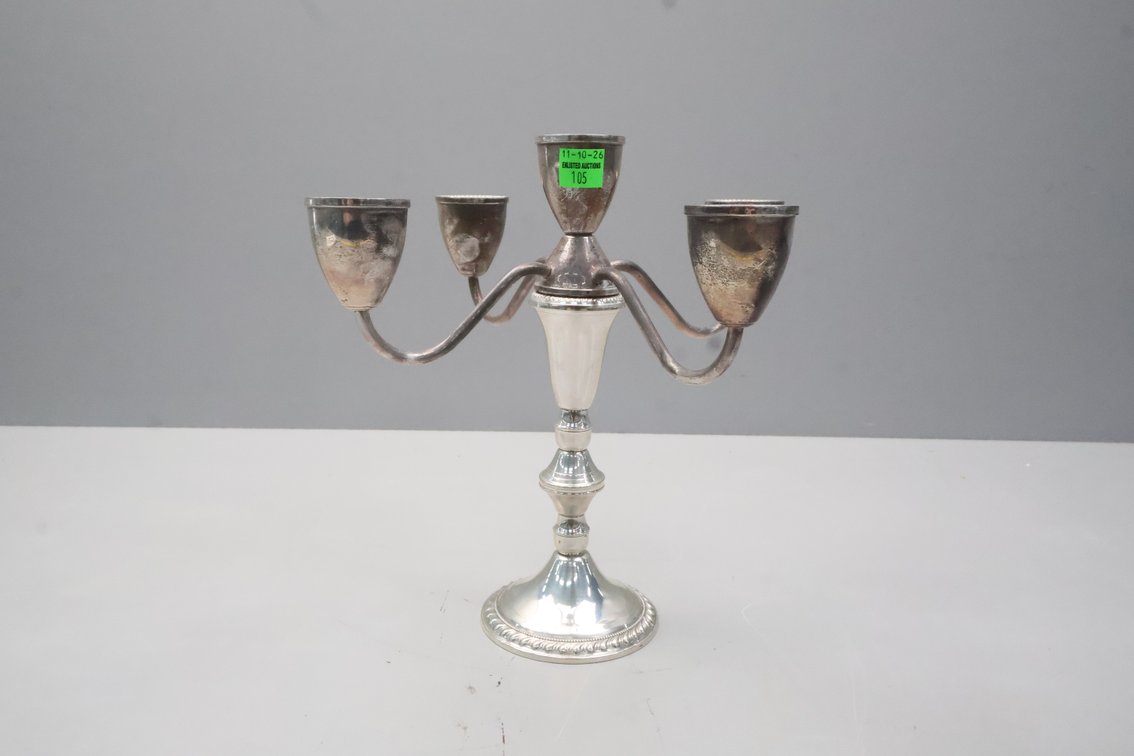 Sterling Weighted Candelabra