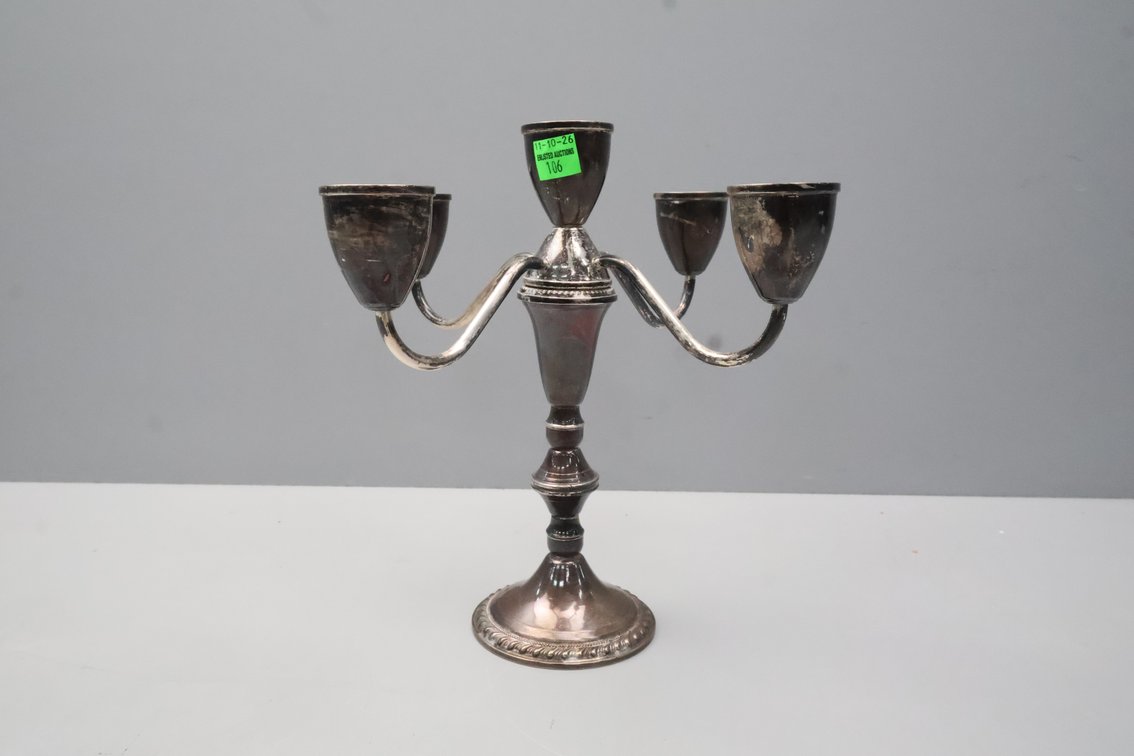 Sterling Weighted Candelabra