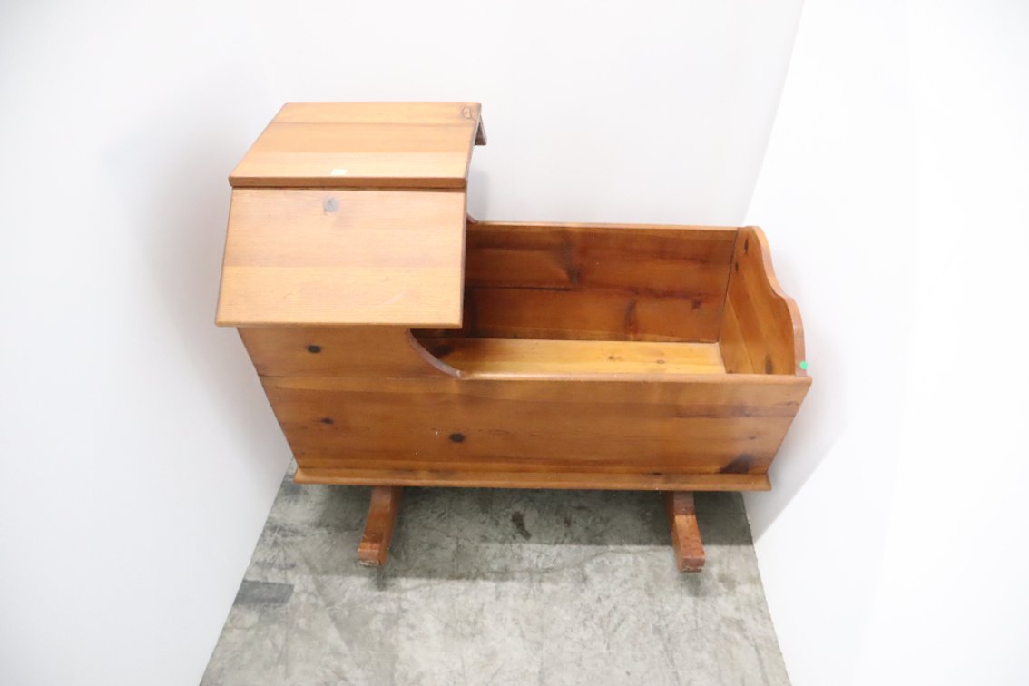 Pine Rocking Cradle