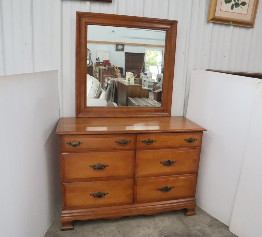 Dresser and Mirror