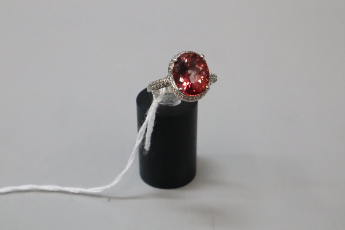 Red Labradorite Ring