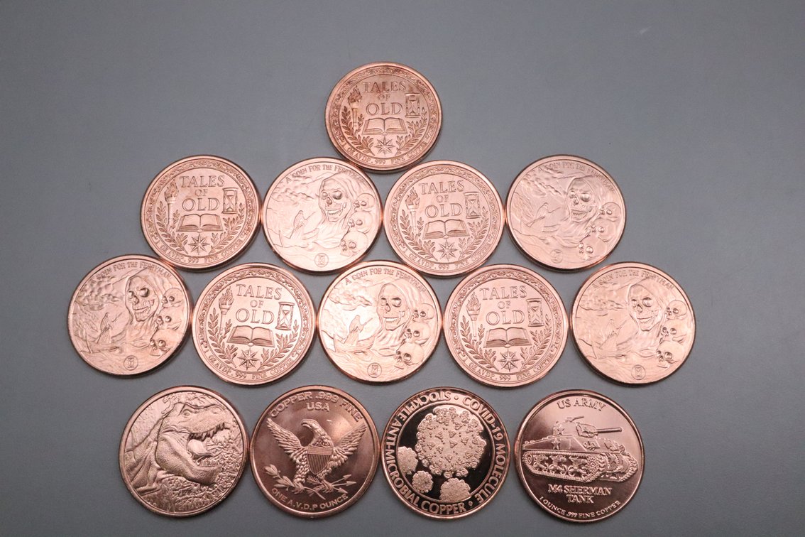 Copper Bullion Rounds