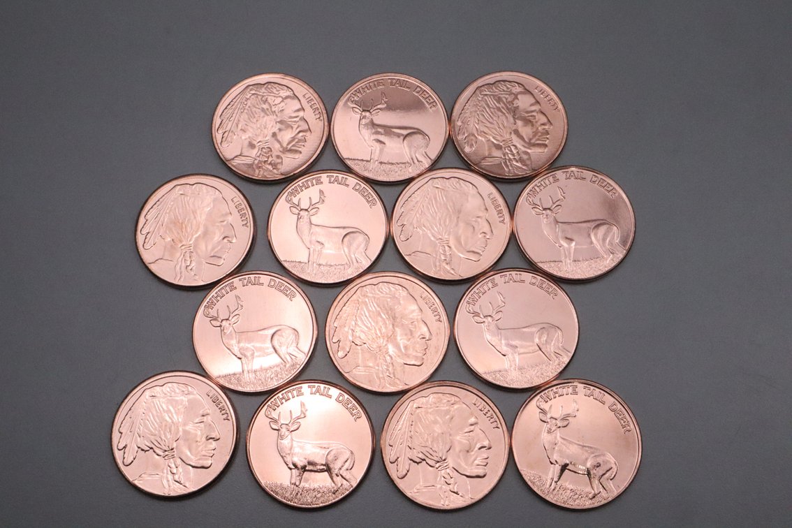 Copper Bullion Rounds