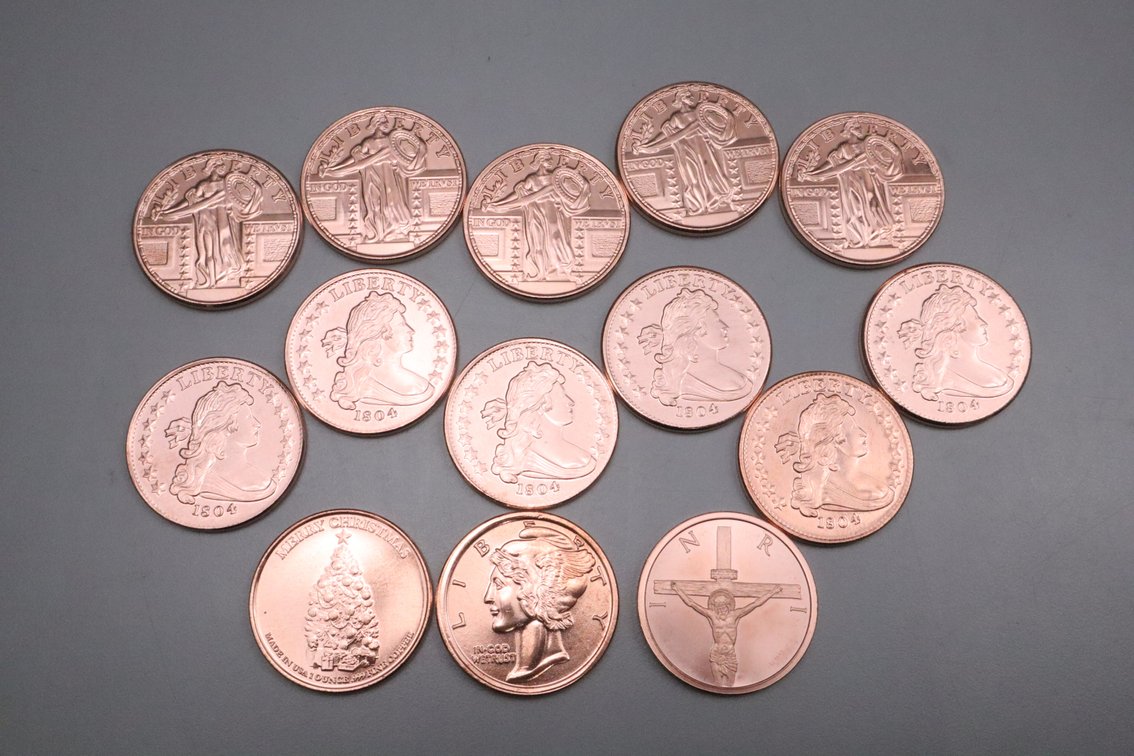 Copper Bullion Rounds