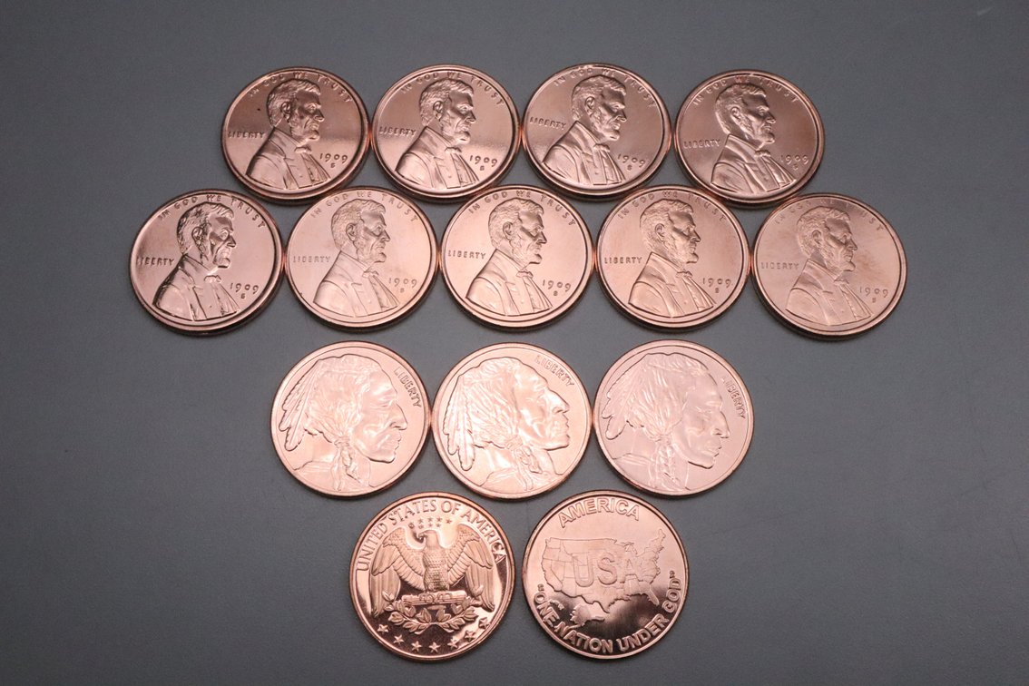 Copper Bullion Rounds